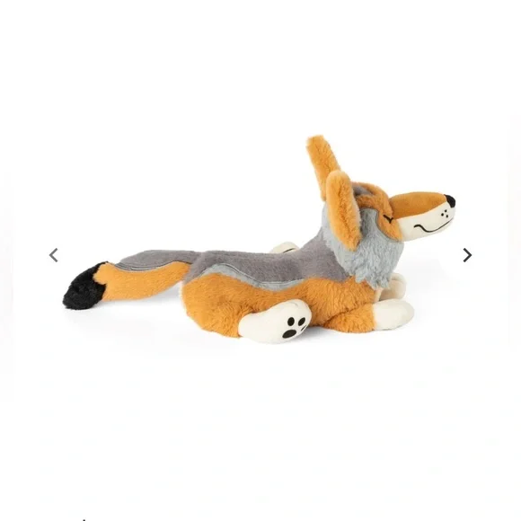 Adorable Weighted Coyote Plush – NWT Comfort Toy & Collectible - Picture 5 of 6